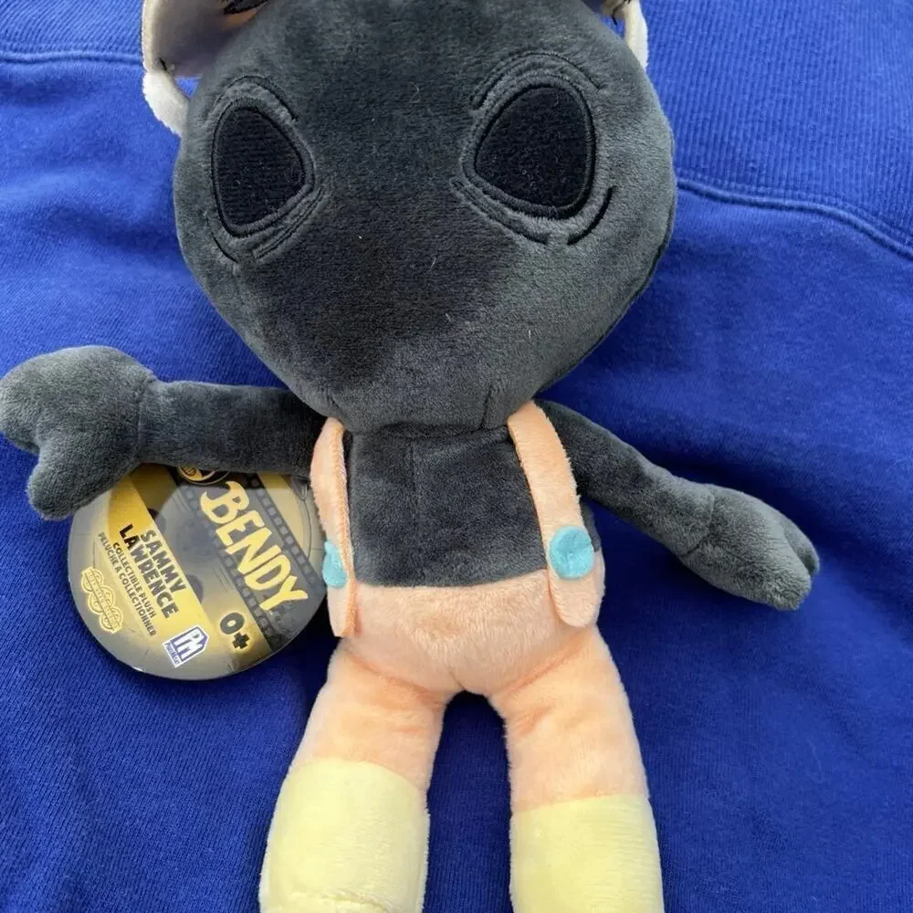 Bendy plush doll with mask